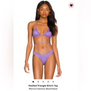 revolve purple bikini